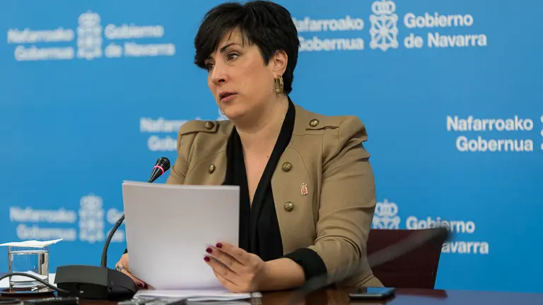 María Solana informa de los principales asuntos tratados en la sesión de Gobierno de Navarra (07). IÑIGO ALZUGARAY