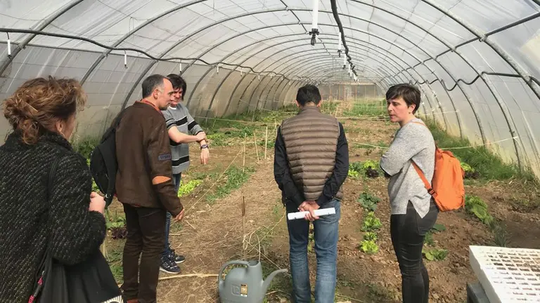 Imagen de la visita al centro tudelano de La Mejana GOBIERNO DE NAVARRA