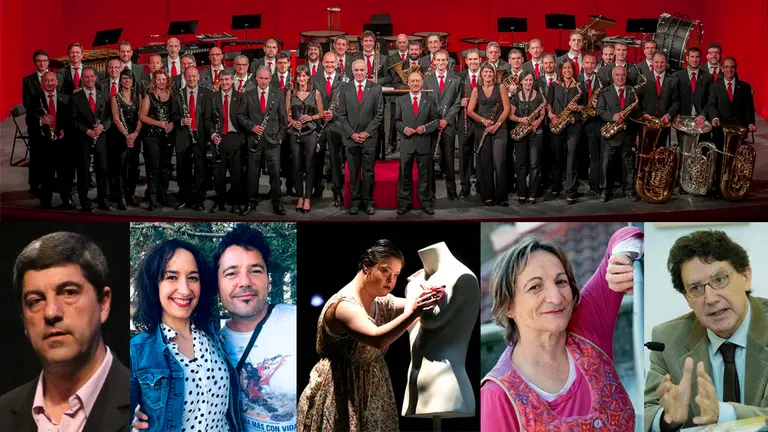 La pamplonesa, Fernando Hualde, Amaia Remírez y Raúl de la Fuente, Fundación Atena, Sagrario Alemán y Tomás Yerro son los seis candidatos al Príncipe de Viana de la cultura de 2019 CEDIDAS