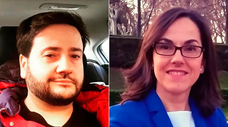 Íñigo Goñi y Mariluz Moraza, candidatos del PPN a Zizur Mayor y Burlada, respectivamente CEDIDA