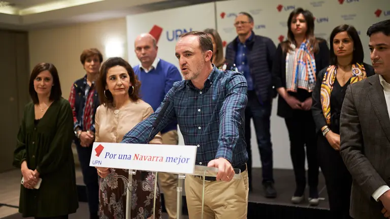 Javier Esparza que UPN irá con el PP a las elecciones. PABLO LASAOSA 5
