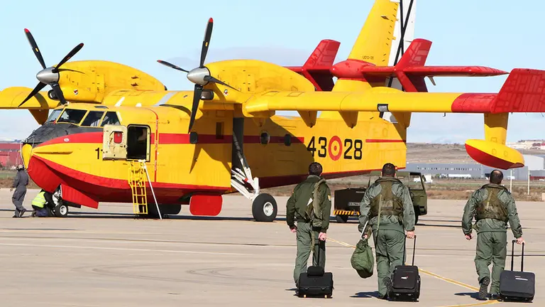 Imagen de un hidroavión del Gobierno de España. ARCHIVO