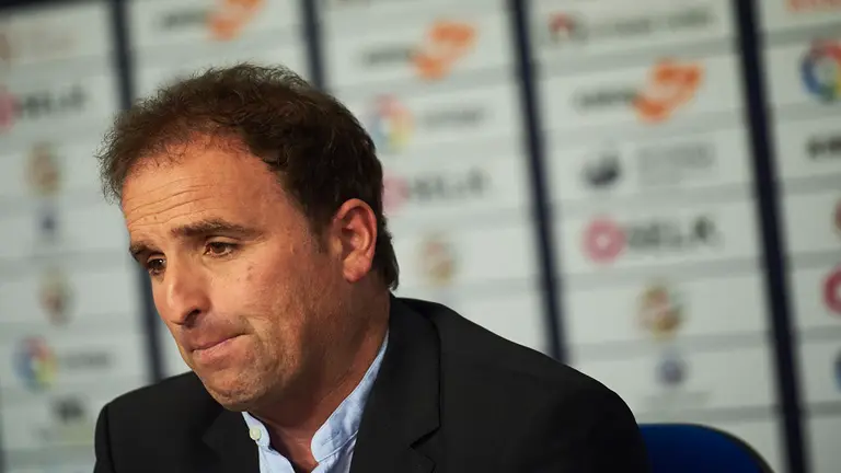 El entrenador de Osasuna, Jagoba Arrasate renueva su compromiso hasta 2020. PABLO LASAOSA 3