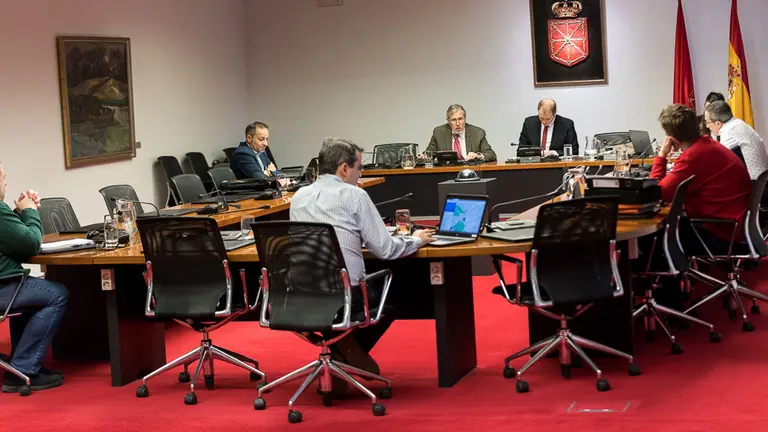 José María Roig Aldasoro, presidente de Sodena y consejero de Industria desde 2007 hasta 2011, comparece en la comisión de investigación. IÑIGO ALZUGARAY (3)