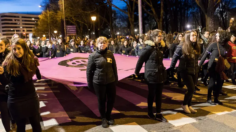 Manifestación con motivo del Día Internacional de la Mujer (10). IÑIGO A. VALENCIA