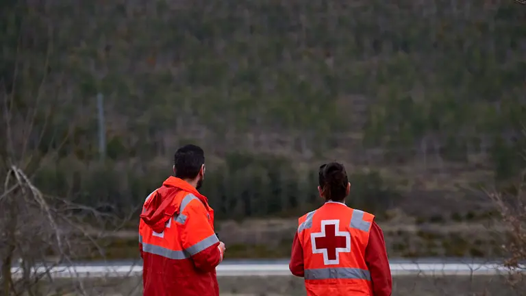 Cientos de navarros durante la primera Javierada de 2019. MIGUEL OSÉS 10