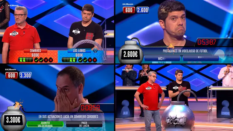 Los Lobos del navarro Manu Zapata cierran su peor ronda en su trayectoria en el concurso &#39;Boom&#39;. ANTENA 3