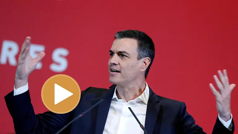 GRAF3794. GIJÓN (ASTURIAS), 13/03/2019.- El presidente del Gobierno, Pedro Sánchez, ha advertido este miércoles durante un acto en Gijón que las miles de personas que participaron en las movilizaciones del Día Internacional de la Mujer el pasado 8 de marzo "se vistieron de malva" para exigir que la lucha contra la violencia machista no se detenga en España. EFE/J.L. Cereijido