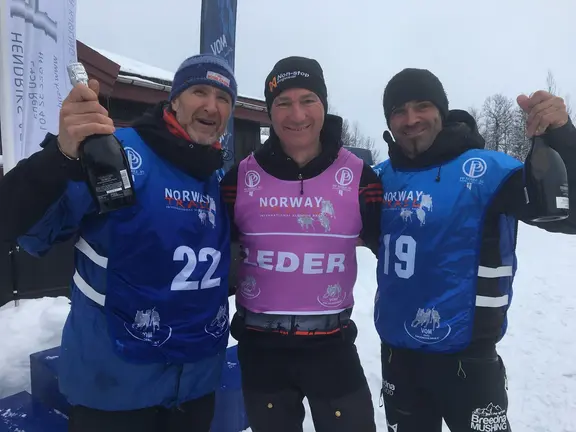 Podium de la prueba Norway Trail. Cedida.