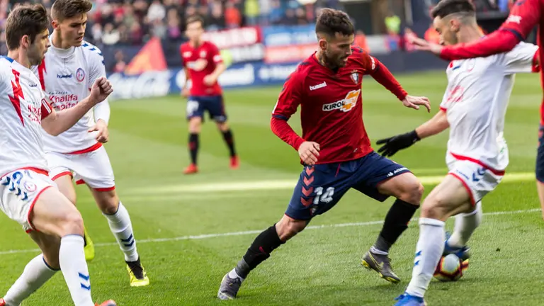 Rubén García .Partido de la Liga 123 entre Osasuna y Rayo Majadahonda disputado en El Sadar (35). IÑIGO ALZUGARAY