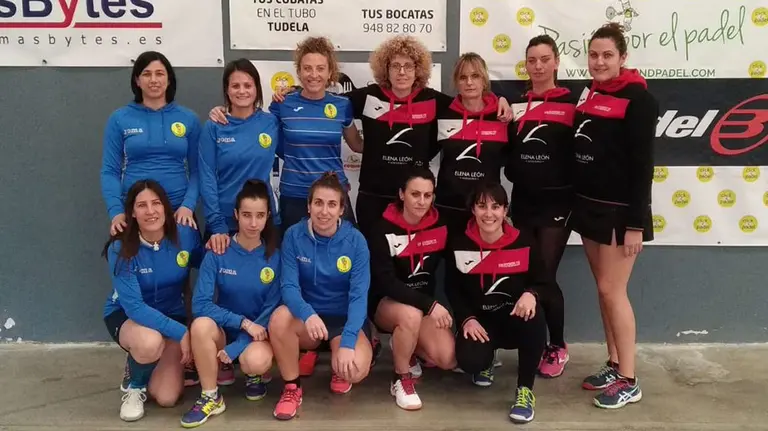Equipo de pádel campeón de Cintruénigo.