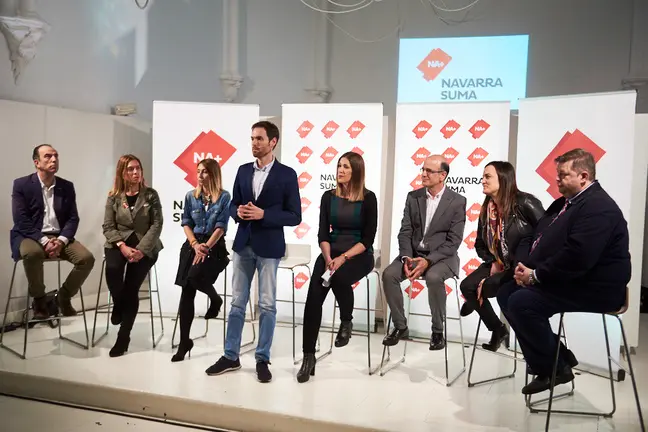 Navarra Suma presenta a sus candidatos al Congreso y el Senado. PABLO LASAOSA