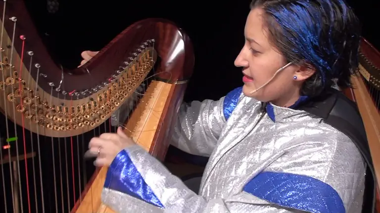 El ciclo Baluarte Txiki ofrece el sábado MJ18 Un androide muy especial, una cita musical teatralizada para público familiar Foto BALUARTE