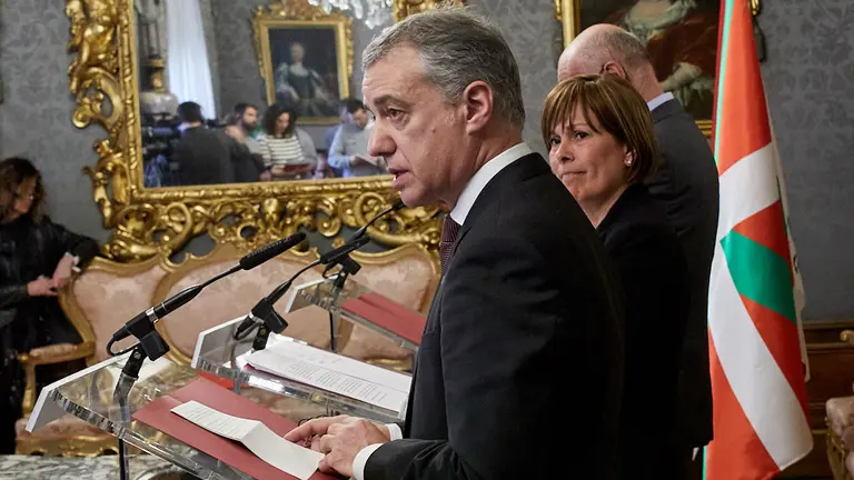 Asamblea general anual de la Eurorregión Nueva Aquitania-Euskadi-Navarra con Uxue Barkos, Iñigo Urkullu y Alain Rousset (29). IÑIGO ALZUGARAY