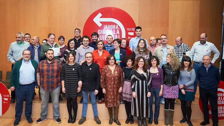 Izquierda Ezkerra presenta a sus candidatos para las elecciones de 2019. PABLO LASAOSA 2