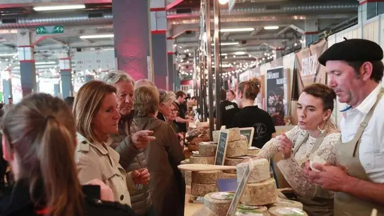 Imagen de la feria gastronómica celebrada en Burdeos INTIA