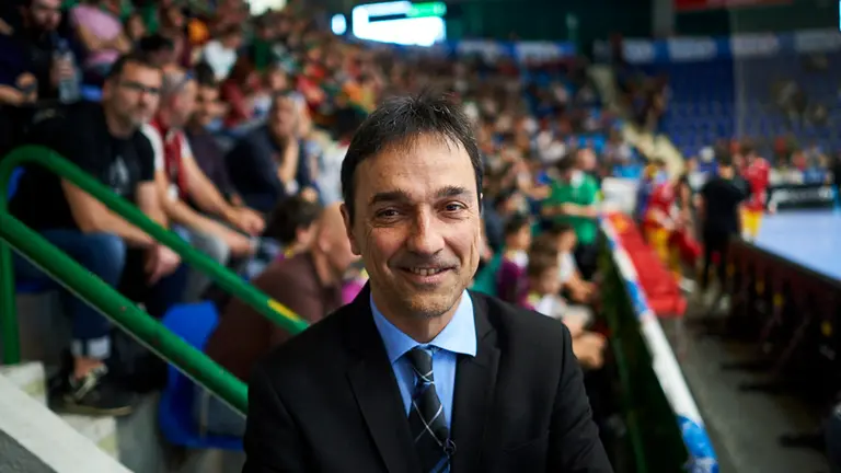 Imanol Arregui en el Osasuna Xota - Inter Movistar. MIGUEL OSÉS