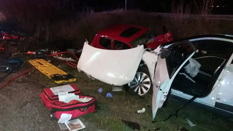 Accidente con una persona fallecida en la N-121 a la altura de Olite.