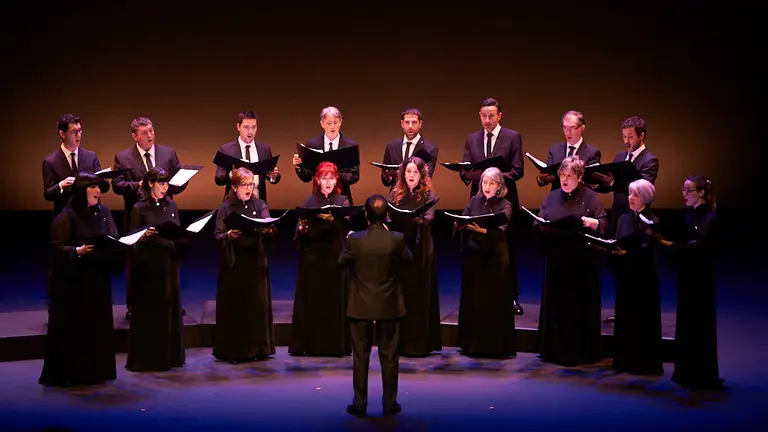 Concierto de la Coral de Cámara en el Museo de la Universidad de Navarra. PABLO LASAOSA 4