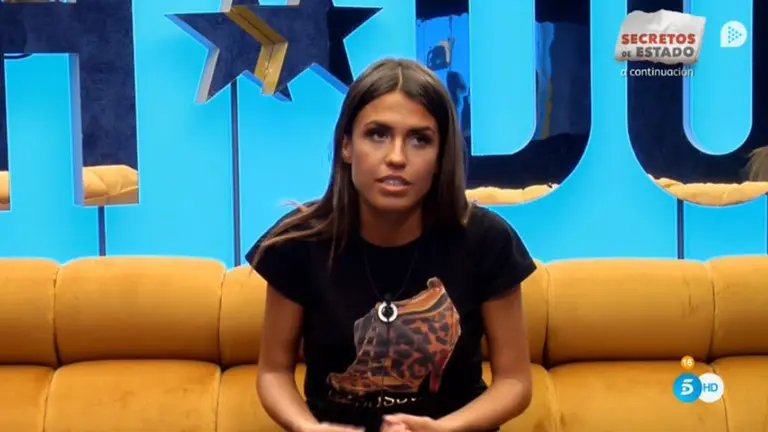 Sofía Suescun en el confesionario de Gran Hermano TWITTER GRAN HERMANO