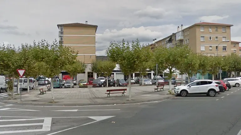 Imagen de la calle Mendigorría en el barrio pamplonés de la Chantrea ARCHIVO