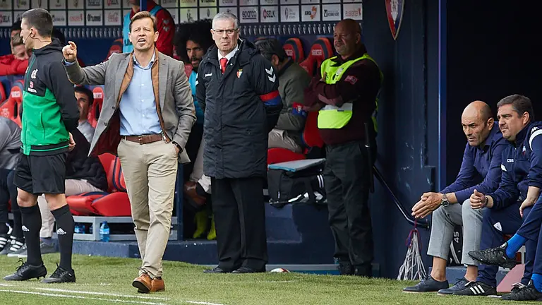 Partido de la Liga 123 entre Osasuna y Extremadura disputado en El Sadar (47). IÑIGO ALZUGARAY