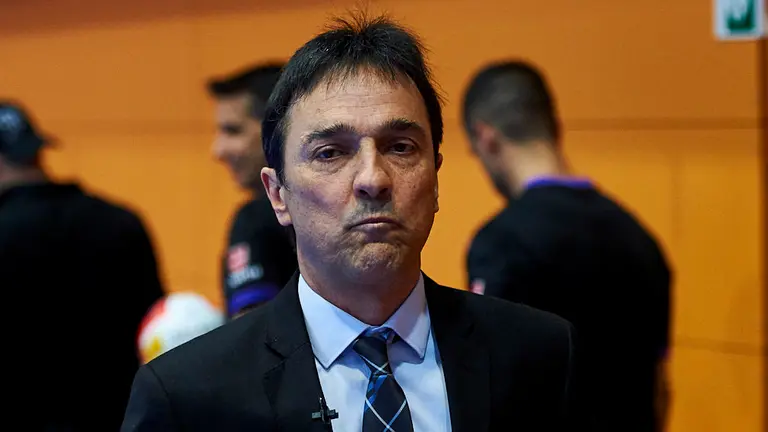 El Aspil Vidal se enfrenta al Osasuna Magna en un abarrotado polideportivo Ciudad de Tudela. MIGUEL OSÉS 28