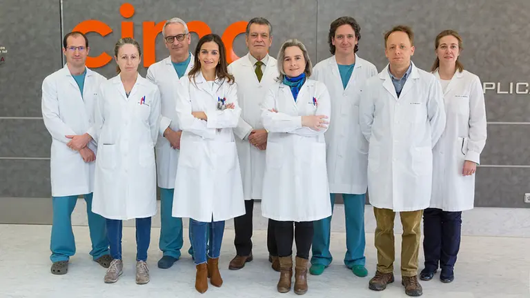 Investigadores sobre la fibrilación auricular de Cima y Clínica Universidad de Navarra Foto UNAV
