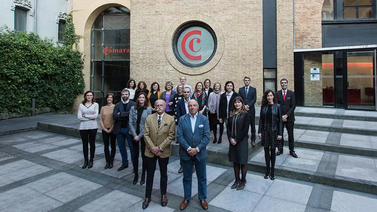 Con motivo del 120 aniversario, la Cámara de Comercio de Navarra ha presentado varios actos que tendrán lugar a lo largo de este año 2019 IMAGEN CEDIDA