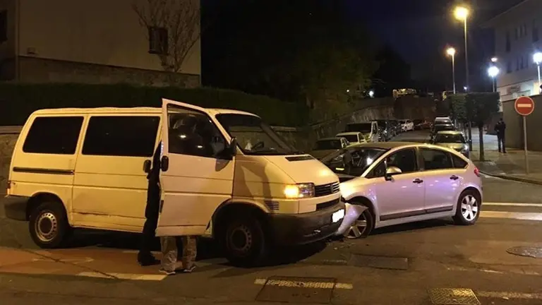 Imagen de la detención del cabecilla de una banda dedicada al robo de coches y viviendas en zonas rurales de Navarra y País Vasco Foto DPTO SEGURIDAD GOB VASCO