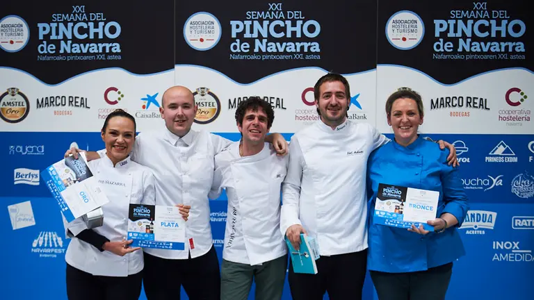 Ganadores de la 21 Semana del Pincho. PABLO LASAOSA 1