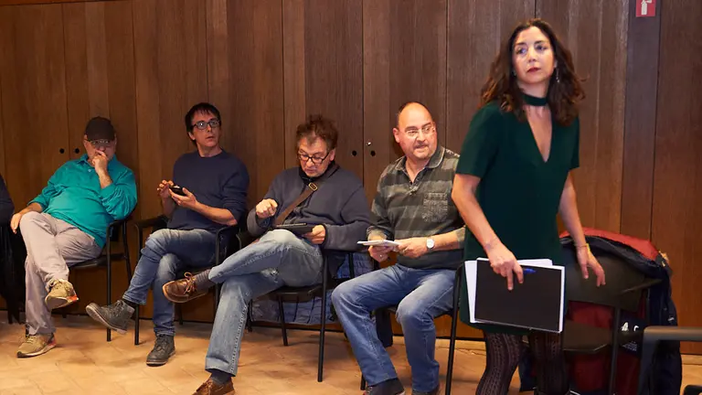 Asamblea convocada por Orain Bai, Ahora Navarra y Antikapitalistak. PABLO LASAOSA 1