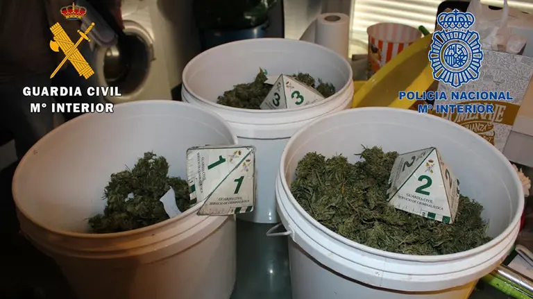 Operación contra el tráfico de drogas en Navarra GUARDIA CIVIL