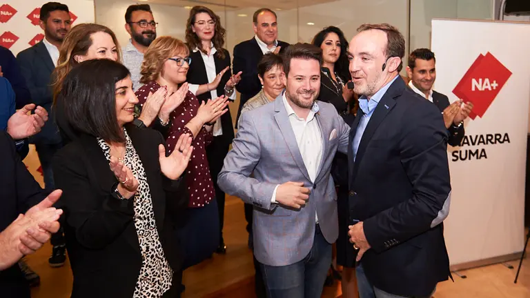 Alejandro Toquero, candidato de Navarra Suma a la alcaldía de Tudela presenta su candidatura. PABLO LASAOSA 6