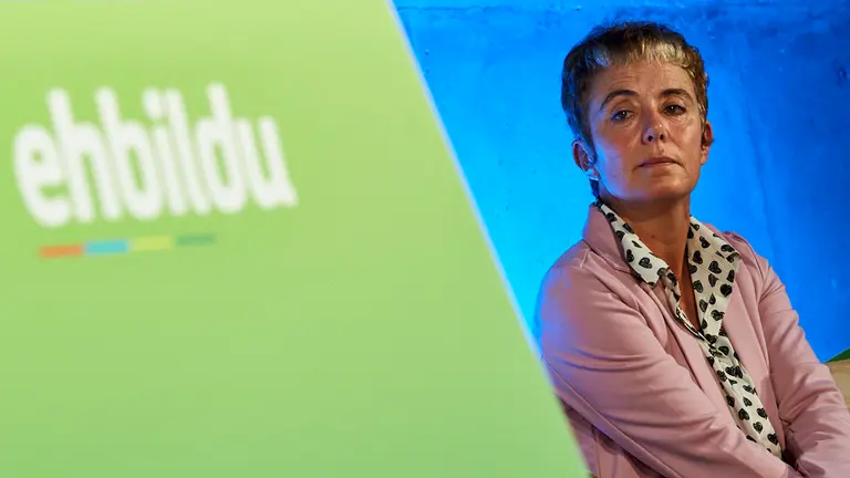 Acto Politico de EH Bildu, con los candidatos al congreso de Álava, Vizcaya, Guipúzcoa y Navarra. MIGUEL OSÉS 7