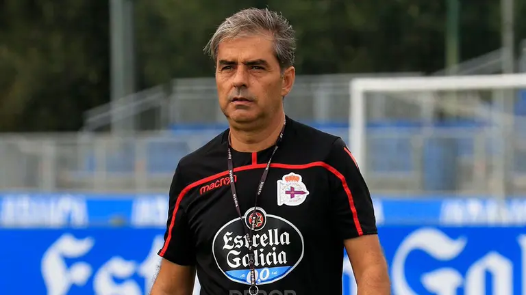 Nacho González con la camiseta del Deportivo de La Coruña. @RCDeportivo.