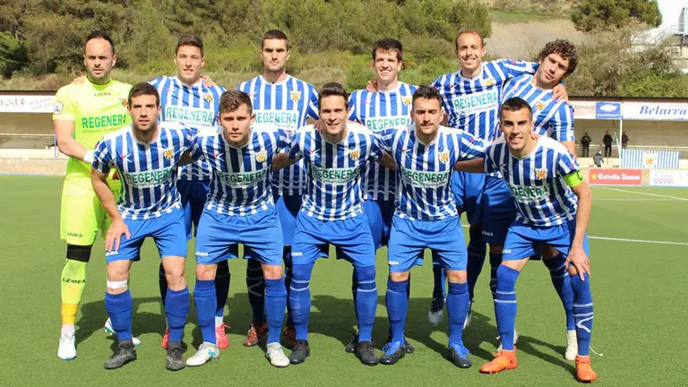 Equipo titular del Izarra ante la Gimnástica en Estella. @RSGimnastica.