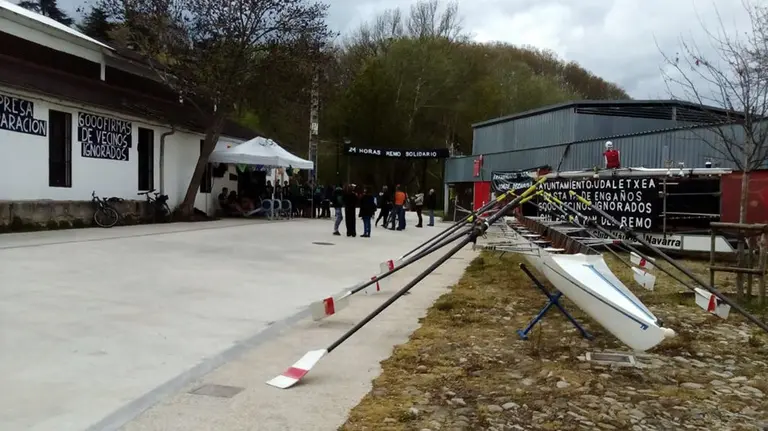 Más de 150 personas han participado '24 horas de remo indoor solidario- Salvemos el remo navarro' IMÁGENES CEDIDAS 00