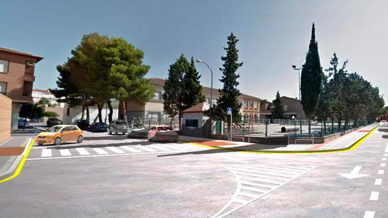 Imagen de como será el suelo de San Adrián. CEDIDA