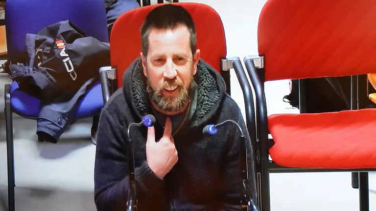 El Chicle durante su declaración en el juicio EUROPA PRESS