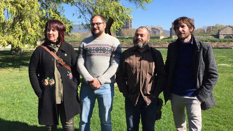 Ainhoa Aznárez, Gillen Carroza, Ricardo Feliu y Mikel Buil CEDIDA