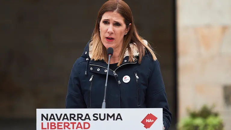 Acto de Navarra Suma en Vera de Bidasoa, con Sergio Sayas, Ruh Goñi, Amelia Salanueva y Cristina Sanz (9)