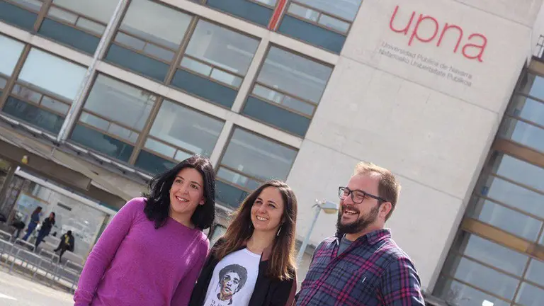 Acto en la UPNA de Ione Belarra, junto a Idoia Villanueva CEDIDA