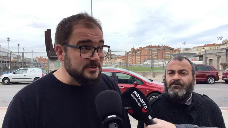 El candidato al Congreso de Unidas Podemos, Gillen Carroza y el candidadto al Senado, Ricardo Feliu PODEMOS