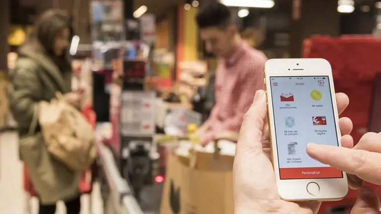 Eroski ofrece la posibilidad de consultar y descargar en su aplicación el recibo de la compra EROSKI