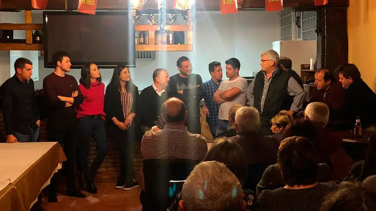 El acto de Navarra Suma en Fustiñana. CEDIDA