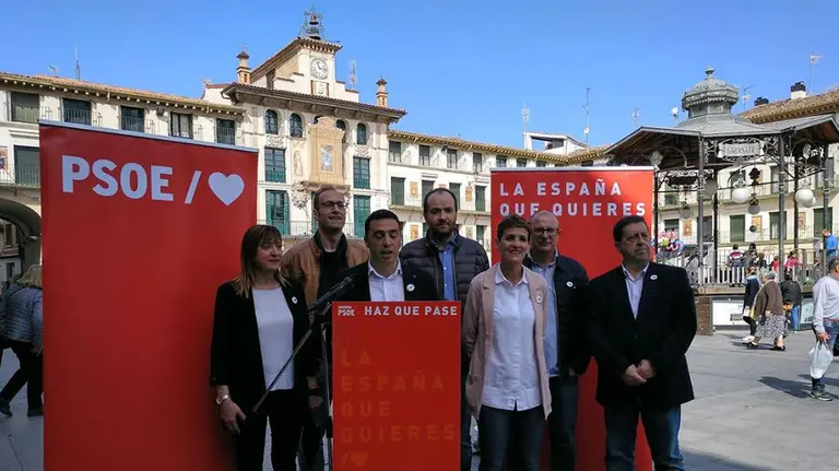 Acto electoral del PSN en Tudela CEDIDA