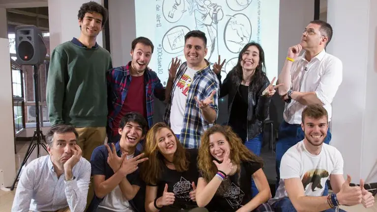 Los monologuistas participantes en el certamen UNAV