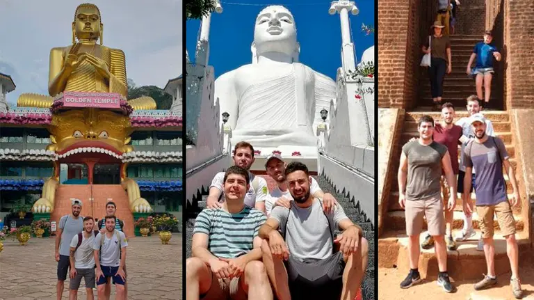 Vecinos de Caparroso de vacaciones en Sri Lanka CEDIDA