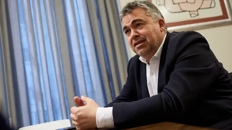 Santos Cerdán, candidato del PSOE al Congreso de los Diputados por Navarra (11). IÑIGO ALZUGARAY